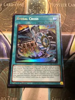 *** RYZEAL CROSS *** 1ST EDITION COLLECTOR'S RARE CRBR-EN009 YUGIOH! - Image 1