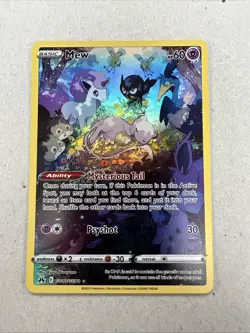 Sleeping Mew GG10/GG70 Crown Zenith: Galarian Gallery Holo Rare Pokemon Card - Image 1