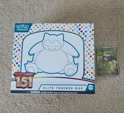 Pokemon TCG SV: 151 Elite Trainer Box ETB Promo Card & Accessories Only Opened - Image 1