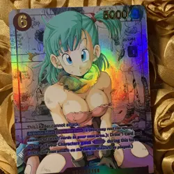 Bulma DRAGON BALL Z Comic Beauty ACG Waifu Anime Goddess Holo Girl Card Cute - Image 2