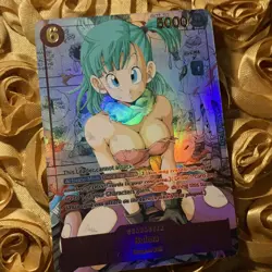 Bulma DRAGON BALL Z Comic Beauty ACG Waifu Anime Goddess Holo Girl Card Cute - Image 3