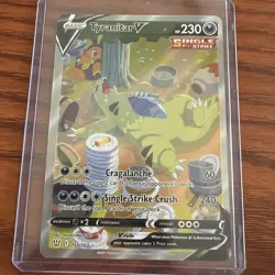 Tyranitar V 155/163 Alternate Art Battle Styles -Pokemon Trading Cards - Image 1