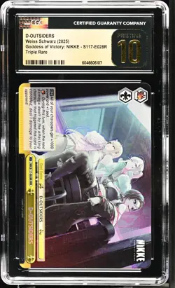 Weiss GRADED D-OUTSIDERS Jackal Viper NIKKE RRR PRISTINE 10 CGC - Image 1