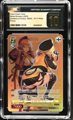Weiss GRADED Class Clown Anis PE04 NIKKE P PRISTINE 10 CGC - Image 1
