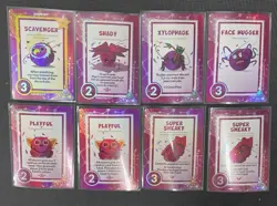 Doomlings Traits Cards Lot of 8 Purple Foil Cards Overlush Kickstarter - Image 1