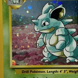 Pokemon TCG Nidoqueen Base Set 2 Holo Unlimited Rare Card 12/130 *SWIRL* - Image 3