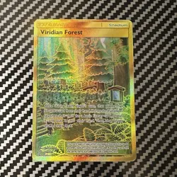 Viridian Forest (Secret) Holo 256/236 NM SM - Unified Minds Pokemon Card - Image 1