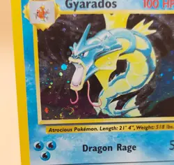 Gyarados Holo Rare Base Set 2 No. 7/130 Pokemon Card - WOTC 1999 SWIRL - Image 2