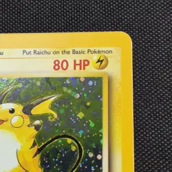 Raichu 16/130 Holo w/Swirl Base Set 2 Vintage WotC Pokemon Card - Image 5
