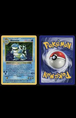 TCG SHADOWLESS Blastoise Base Set Holo Rare 2/102 Pokemon Card [Near Mint] - Image 5