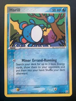 Marill EX Team Rocket Returns 68/109 Regular Common Pokemon Trading Card - Image 1