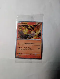 Pokemon Ho-Oh GameStop Promo Card 130 HP Bright Wing Flames of Revival 2023 - Image 1