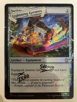 Lightning Greaves Pool Party Foil Deadpool Secret Lair 382 - Image 1