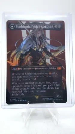 Sephiroth, Fabled SOLDIER Borderless Surge Foil Final Fantasy Pack Fresh - Image 1