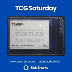 2026 MTG TMNT ART SERIES #42/54 BEBOP SKULL & CROSSBONES GOLD STAMPED SIGNATURE - Image 2
