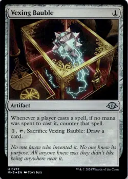 Vexing Bauble (FOIL) MH3 #212 Modern Horizons 3 Magic: The Gathering NM - Image 1