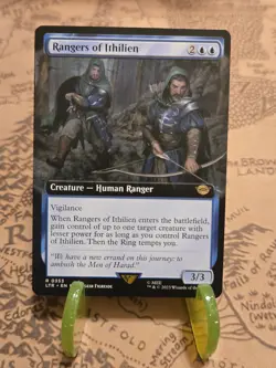 MTG Rangers of Ithilien The Lord of the Rings Extended Art Rare NM - Image 1