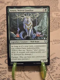 MTG Anara, Wolvid Familiar Commander Legends Regular Uncommon NM - Image 1