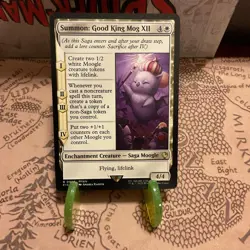 MTG Summon: Good King Mog XII Commander: FINAL FANTASY Regular Rare NM - Image 1