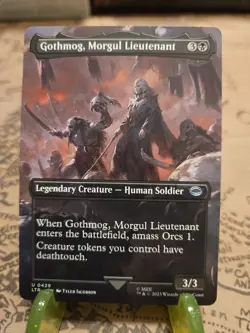 MTG Gothmog, Morgul Lieutenant The Lord of the Rings Borderless Uncommon NM - Image 1