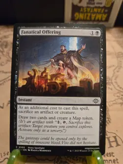 MTG Fanatical Offering The Lost Caverns of Ixalan Regular Common NM - Image 1