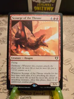MTG Scourge of the Throne Commander Masters Regular Rare NM - Image 1
