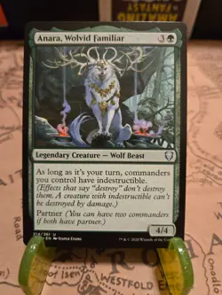 MTG Anara, Wolvid Familiar Commander Legends Regular Uncommon NM - Image 1