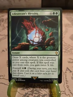 MTG Lifestream's Blessing Commander: FINAL FANTASY Regular Rare NM - Image 1