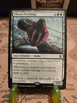 MTG Ohran Frostfang Commander: Murders at Karlov Manor Regular Rare NM - Image 1