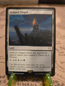 MTG Isolated Chapel Commander: the Lord of the Rings Regular Rare NM - Image 1