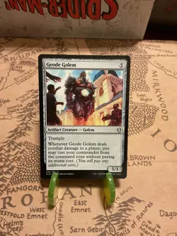 MTG Geode Golem Commander Legends: Battle for Baldur's Gate Regular Uncommon NM - Image 1