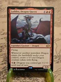 MTG Lathliss, Dragon Queen Jumpstart 2022 Regular Rare NM - Image 1