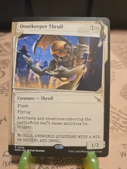 MTG Doorkeeper Thrull Murders at Karlov Manor Regular Showcase Rare NM - Image 1