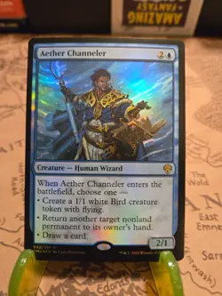 MTG Aether Channeler Dominaria United Foil Rare NM - Image 1