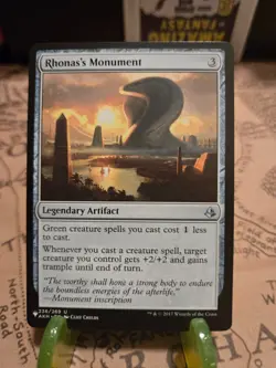 MTG Rhonas's Monument The List Reprints Regular Uncommon NM - Image 1