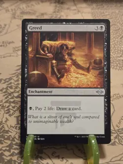 MTG Greed Modern Horizons 2 Regular Uncommon NM - Image 1