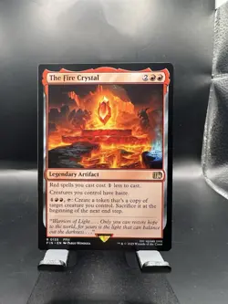 The Fire Crystal R 0135 Legendary Artifact Final Fantasy Mtg Near Mint - Image 1
