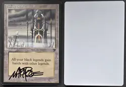 Signed MTG Magic Mark Poole Artist Proof _ Legends _ UNHOLY CITADEL _ 1/150! - Image 1