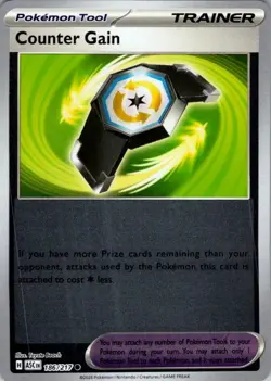 COUNTER GAIN 186/217 C ME: ASCENDED HEROES POKEMON NM/M - Image 1