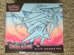 Pokemon Chaos Rising Pokemon Center ETB Elite Trainer Box IN HAND - Image 1