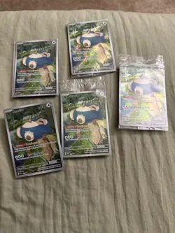 Snorlax 051 Sv: Scarlet & Violet Promo Cards Holo LOT OF 5 - Image 1