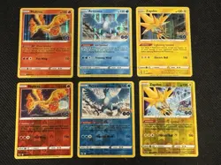 2022 Pokemon Go Legendary Bird Set Holo & Rev Holo - Image 1