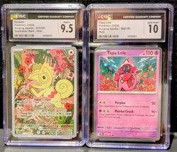 2 - 2024 Pokemon Slabs Kecleon And Tapu Lele CGC 9.5 And CGC 10 - Image 1