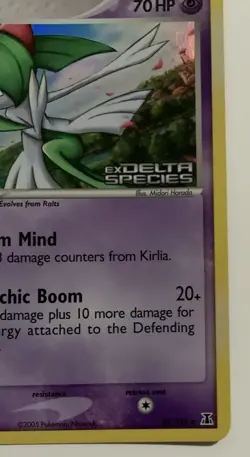 Pokemon TCG Kirlia EX Delta Species 47/113 Reverse Holo Uncommon NM - Image 4