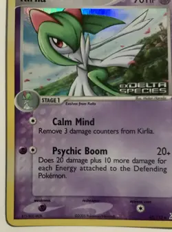 Pokemon TCG Kirlia EX Delta Species 47/113 Reverse Holo Uncommon NM - Image 5