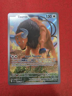 Pokemon TCG Tauros SV02 Paldea Evolved 096/086 Rare Holo EN 2026 - Image 2
