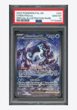 Pokemon PSA 10 Chien-Pao ex Special Illustration Rare 2023 261/193 PAL English - Image 1