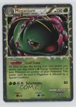 Meganium Pokemon HeartGold & SoulSilver Black Star Promo #HGSS08 2010 - Image 1
