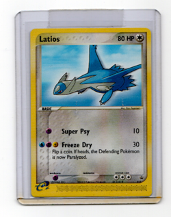 2003 Pokemon Latios Promo Regular Nintendo 015 80 HP Basic Dragon English - Image 1