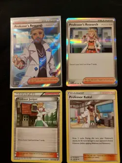 lot of pokemon cards - trainers / professors - Image 1